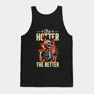 The Hotter the Better Skeleton Tank Top